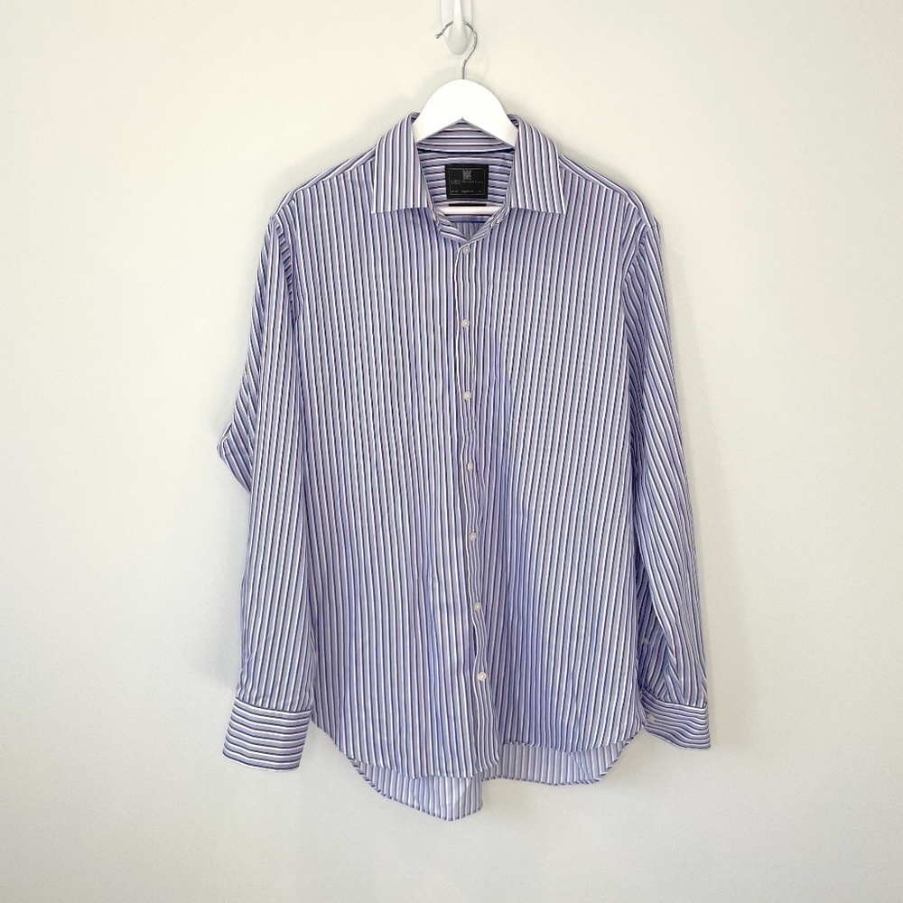 M&S Collection Regular Fit Striped Button Up